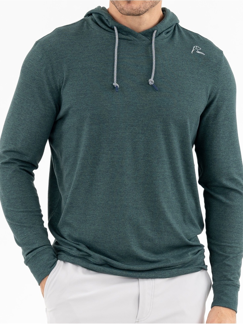 RHOBACK Hesi Performance Hoodie Green color men’s size Medium